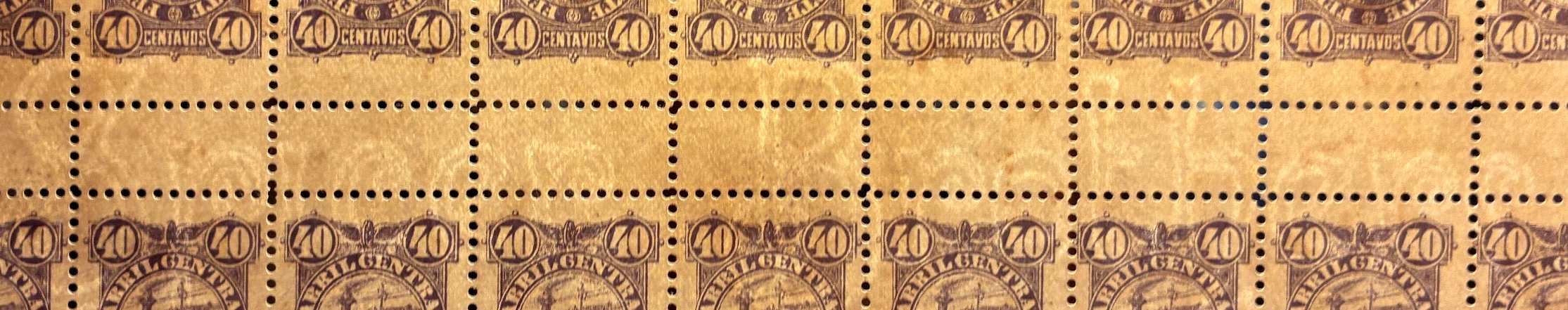Argentina Railway Telegraph Sheet Watermark Spicer Brothers (paper makers) Ferrocarril Central Norte